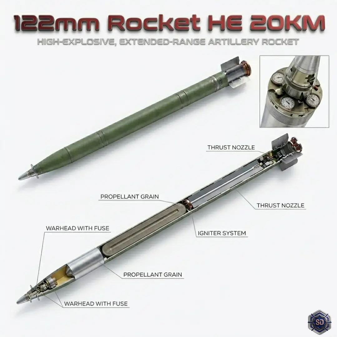 120mm Rocket HE 20km